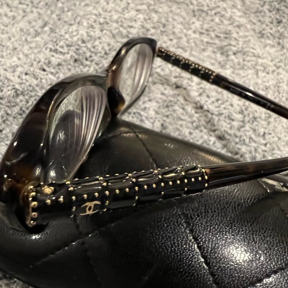 Rare Authentic Chanel 3215 c.714 Tortoise Gold 53mm Glasses Frames Italy RX-able - Picture 8 of 8